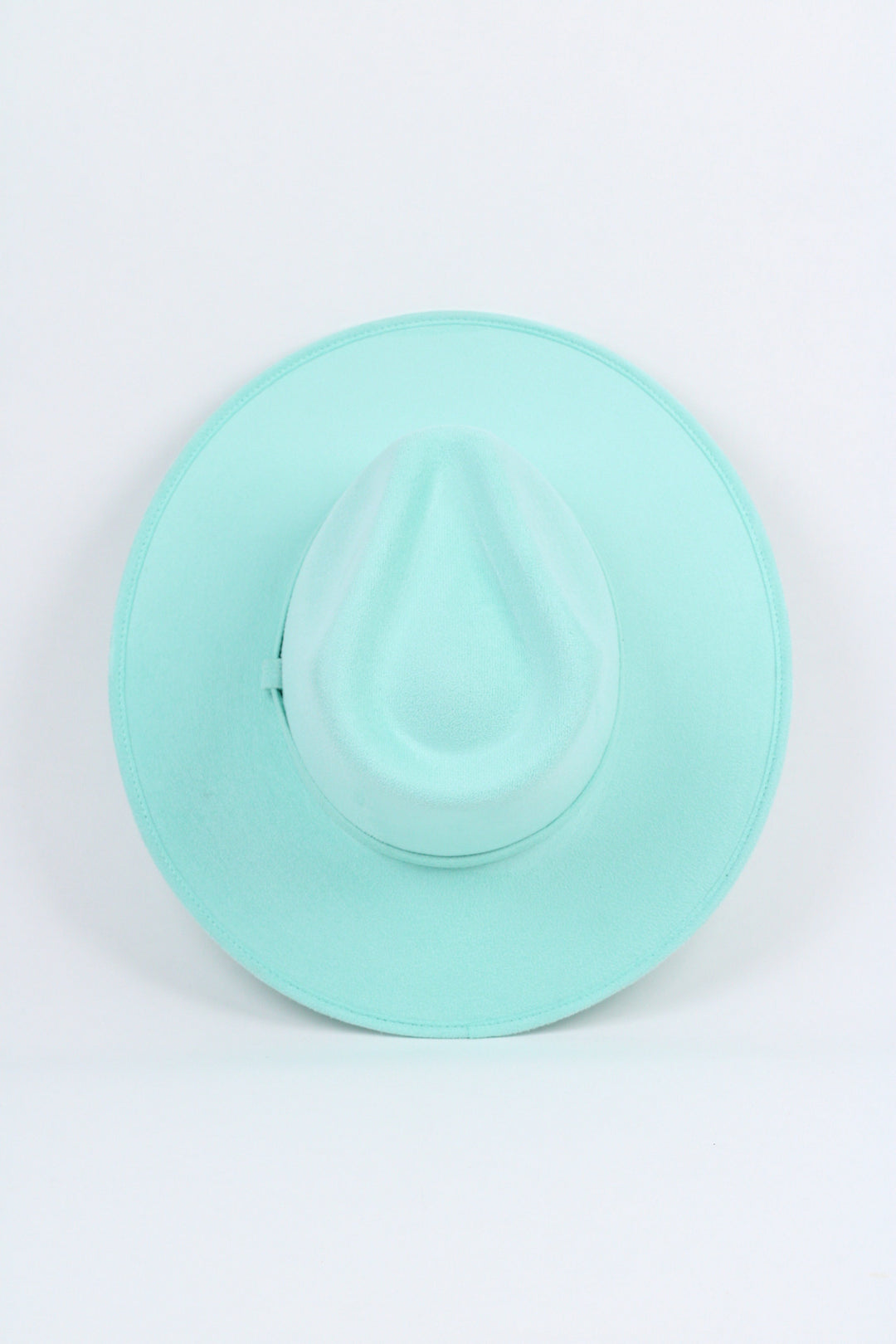 Vegan Suede Rancher Hat - Mint