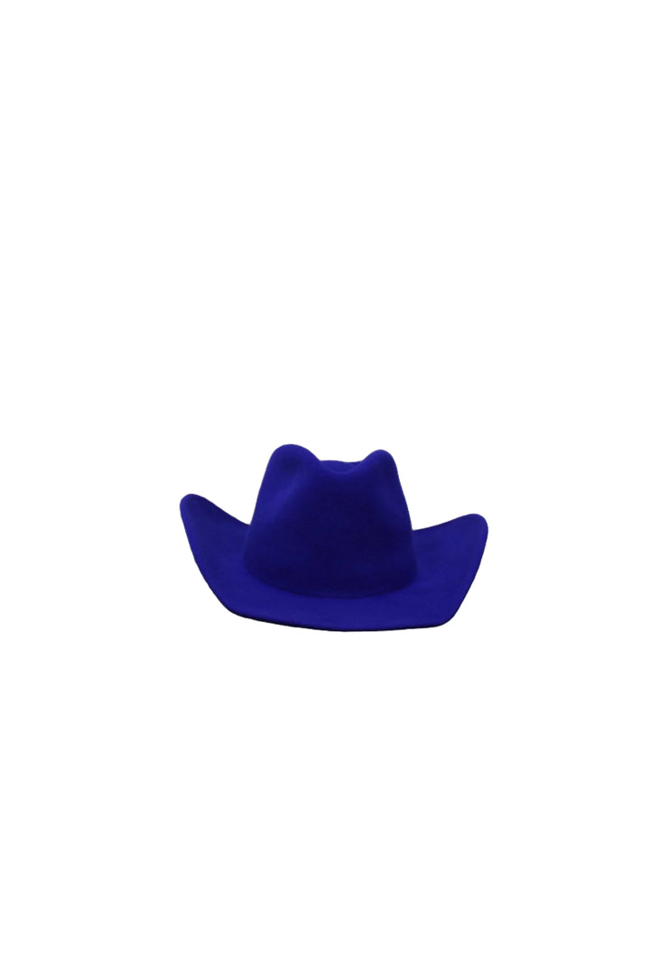 The Laredo Western Wool Felt Hat - Royal Blue