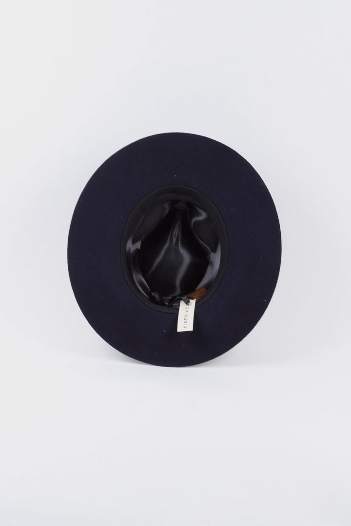The Paige Rancher - Wool Felt - Navy Blue (Clearance Final Sale)
