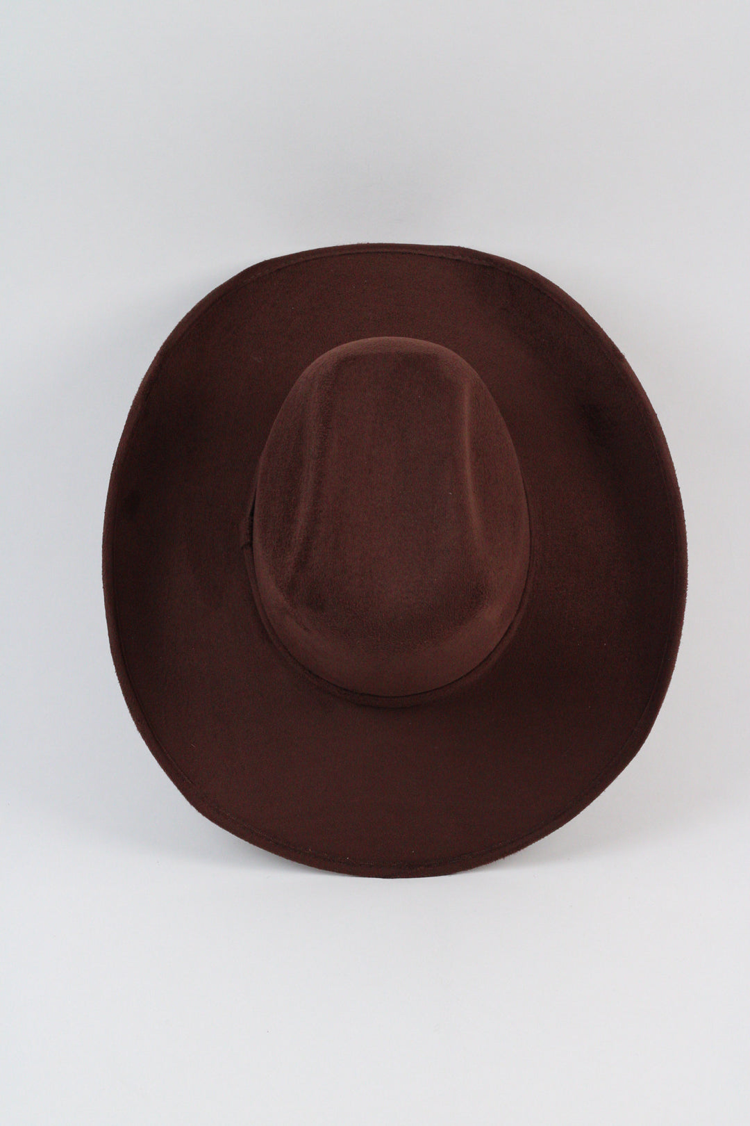 Austin Vegan Suede Cowboy Hat Classic - Chocolate
