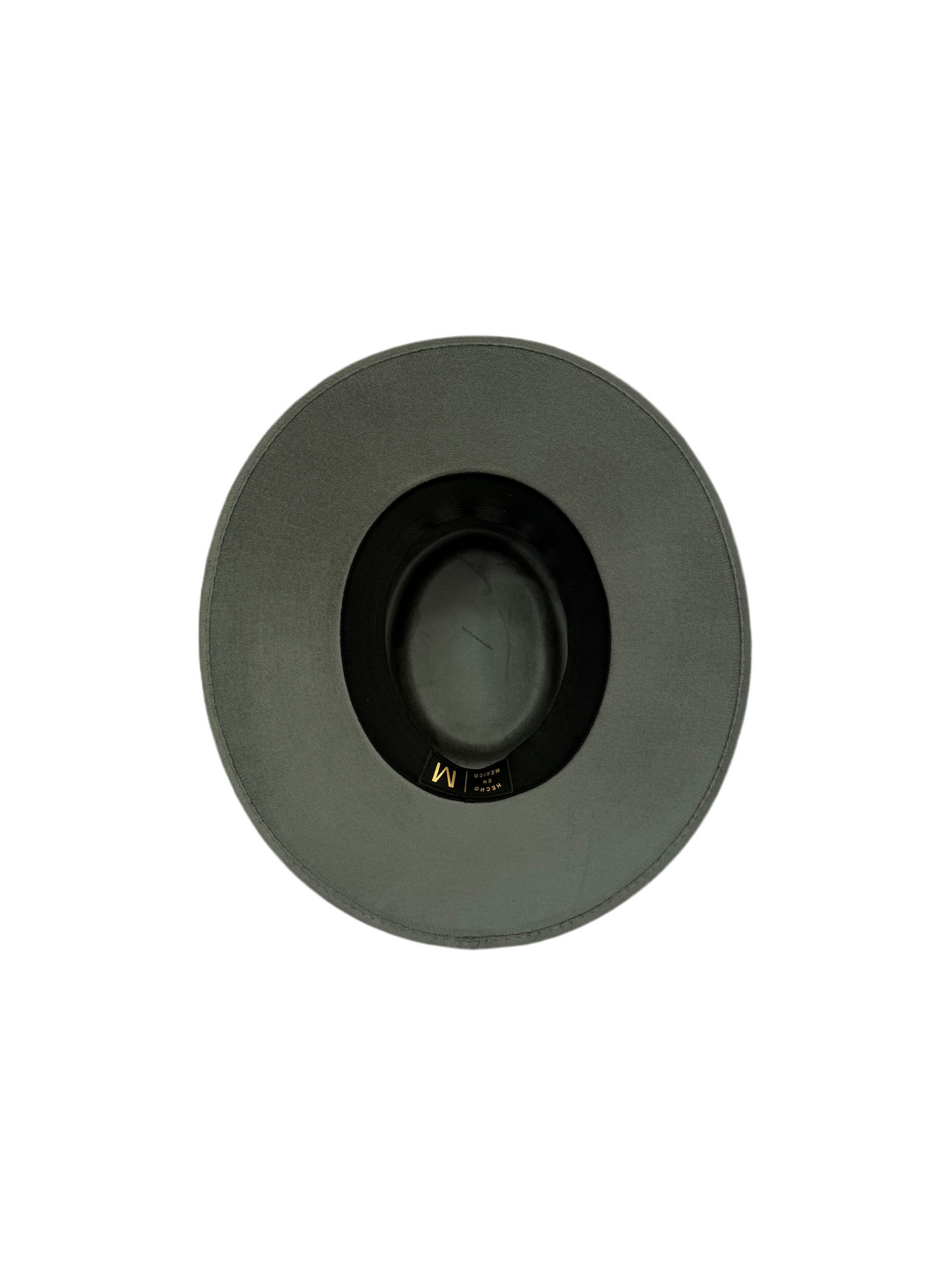 Vegan Suede Gambler Hat- Grey