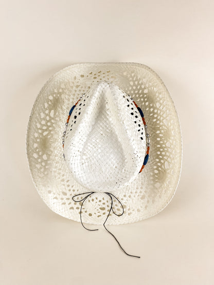 Bayside Rancher Raffia Hat - Ivory