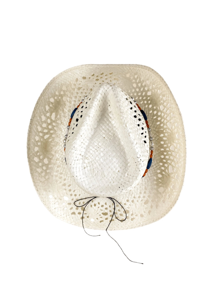 Bayside Rancher Raffia Hat - Ivory