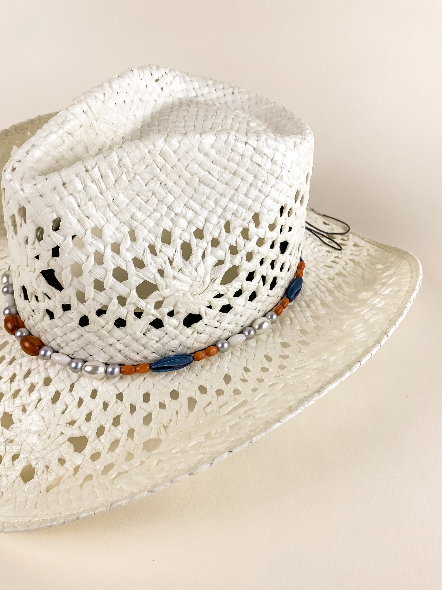 Bayside Rancher Raffia Hat - Ivory