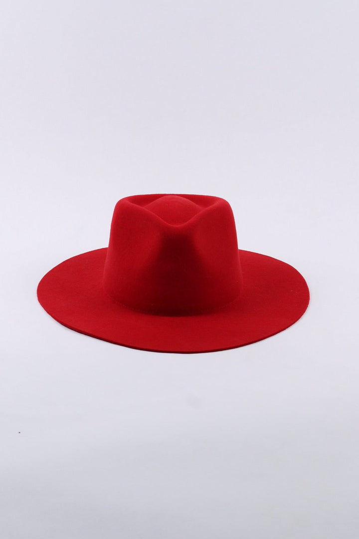 The Paige Rancher - Wool Felt - Red (Clearance Final Sale)
