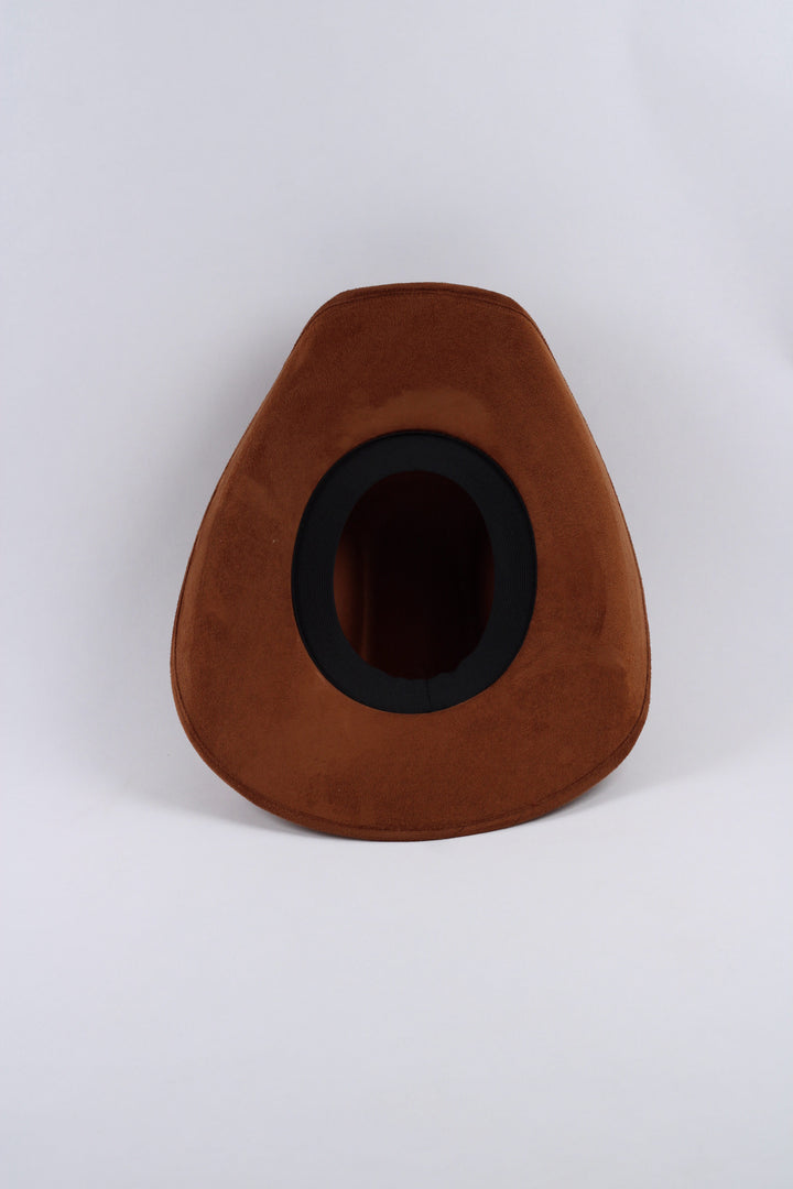 Austin Vegan Suede Cowboy Hat Classic - Caramel