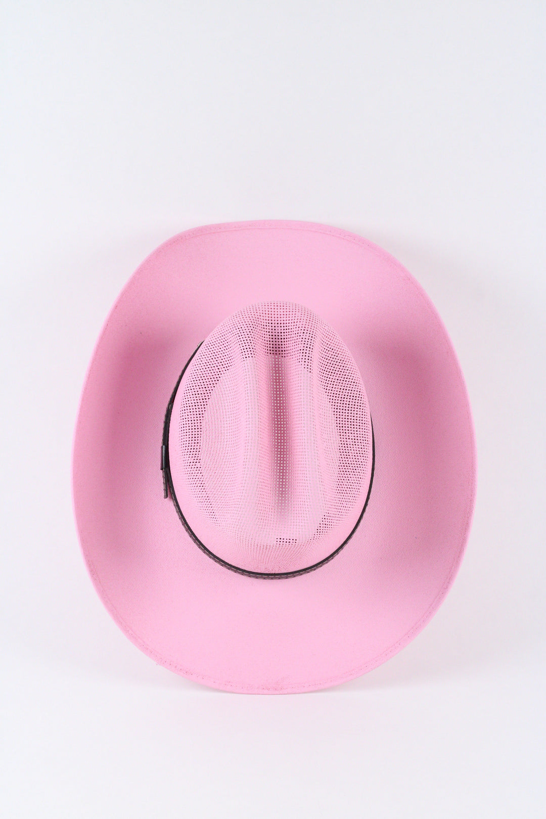 Luckenbach Cattlemen Mesh Top Structured Cowboy Hat - Pink