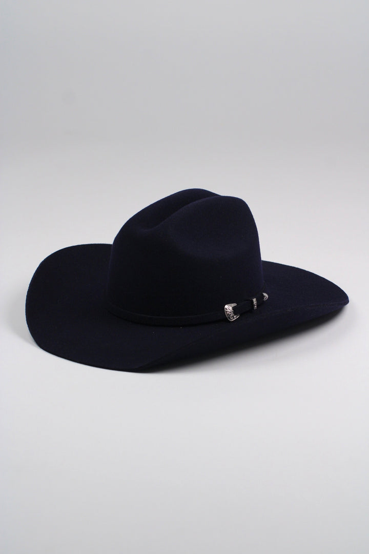 Risen West - Mustang Premium Wool Felt Hat - Navy