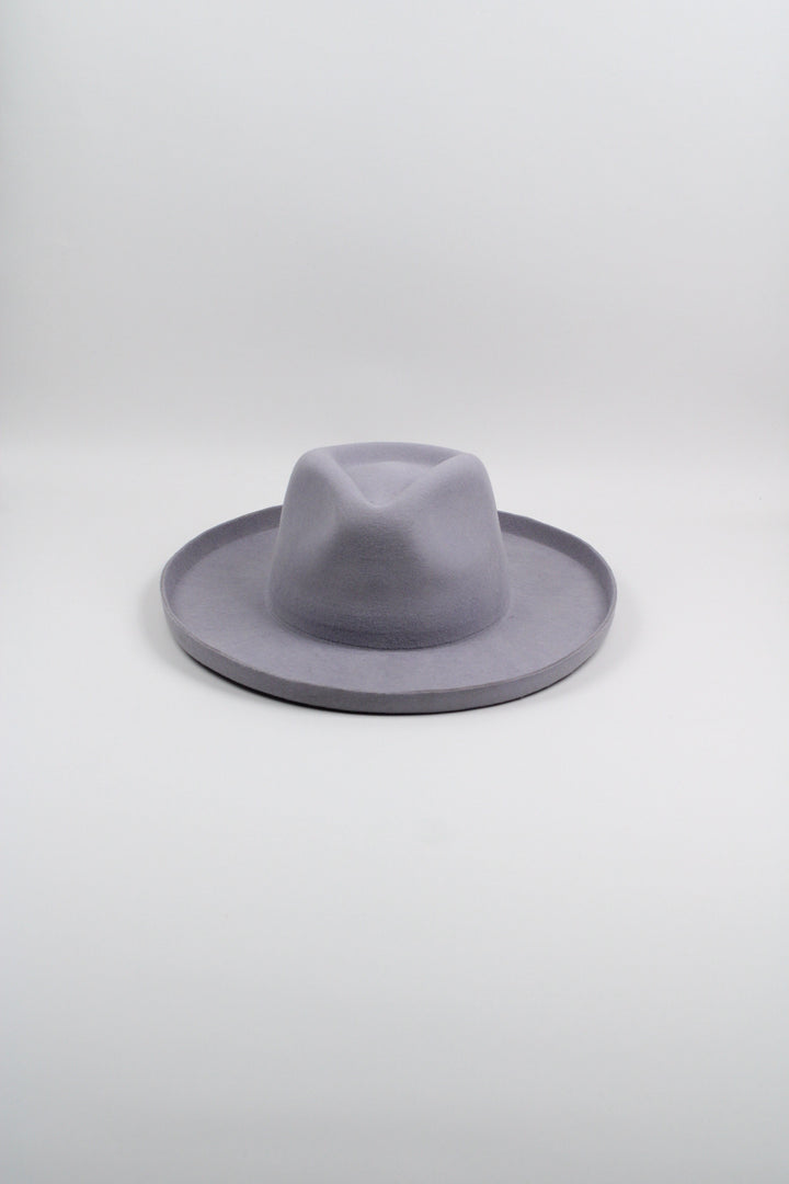 Risen West - Tucson Pencil Brim Rancher - Wool Felt - Ice Grey