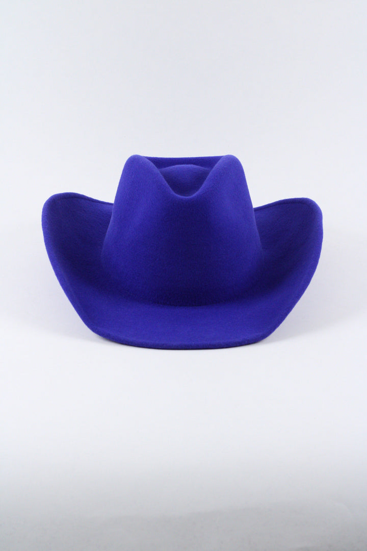 Laredo Western Wool Felt Hat - Royal Blue (Clearance Final Sale)
