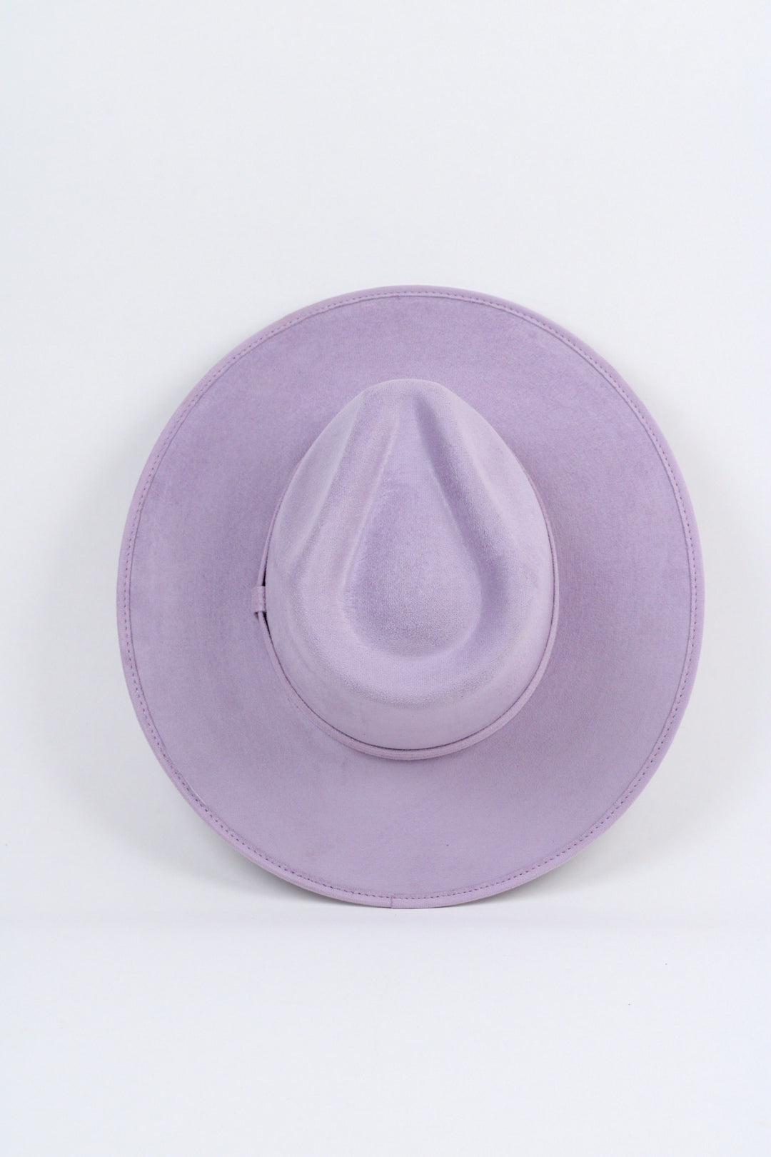 Vegan Suede Rancher Hat - Lavender