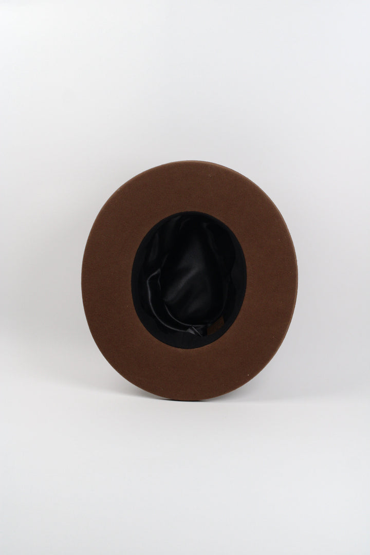 The Tucson Pencil Brim Rancher - Wool Felt - Caramel