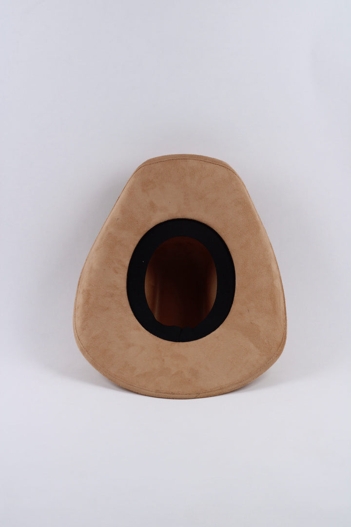 Austin Vegan Suede Cowboy Hat Classic - Cappuccino