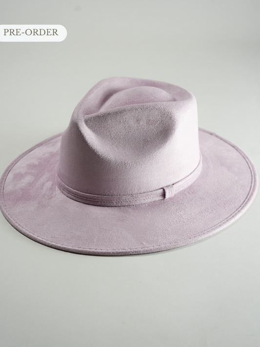 PREORDER Vegan Suede Rancher Hat - Lavender