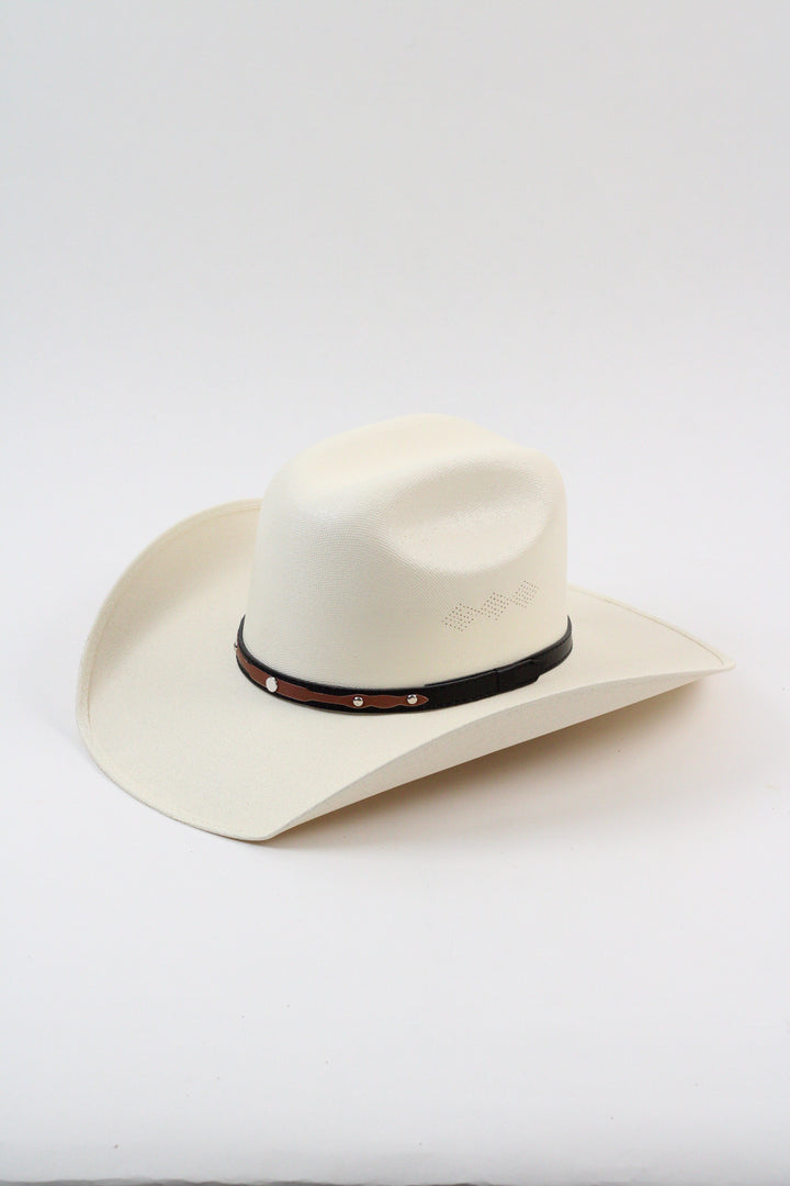 Lonestar Bull Rider Straw Cowboy Hat - Ivory