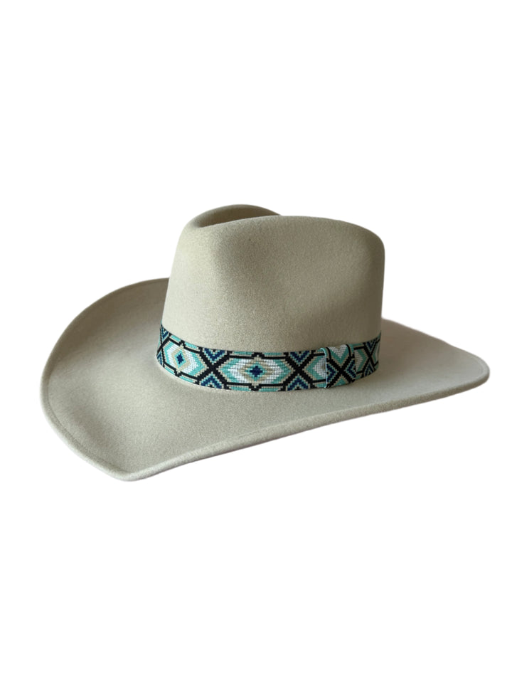 Boho Stretch Hat Band - Turquoise Mesa