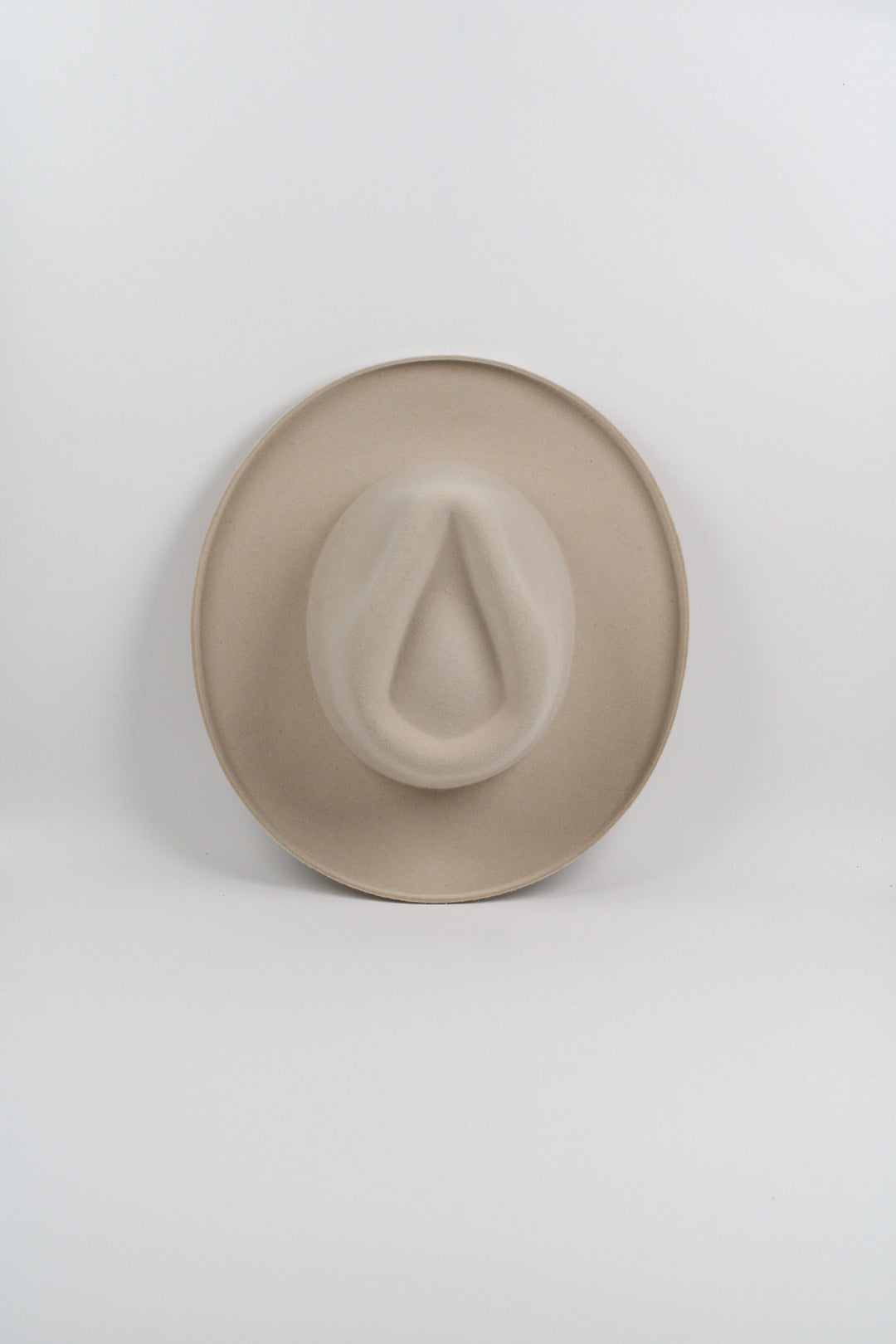 Risen West - Tucson Pencil Brim Rancher - Wool Felt - Cream