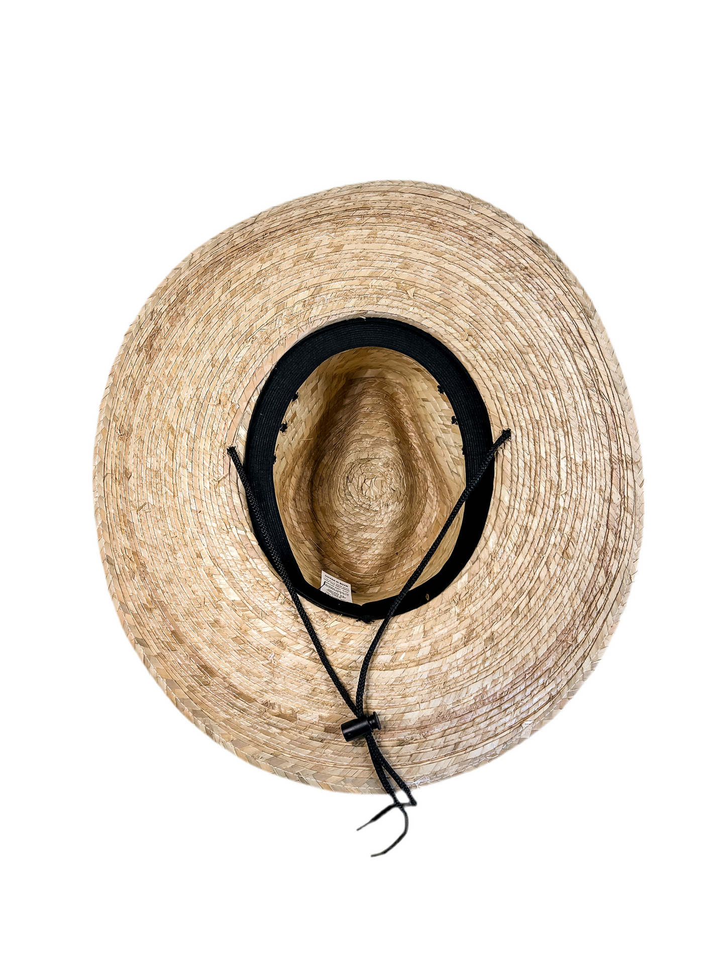 Cabana Chic Flat Brim Palm Leaf Hat