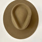 Emery Merino Wool Teardrop Rancher Hat - Coffee