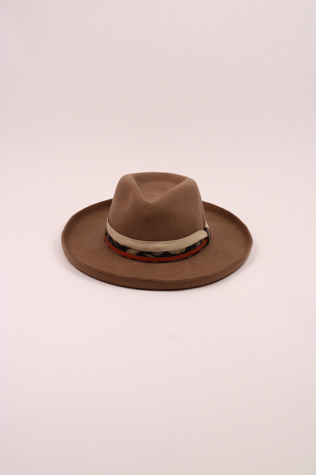 The Gypsy Wool Felt Pencil Brim - Taupe