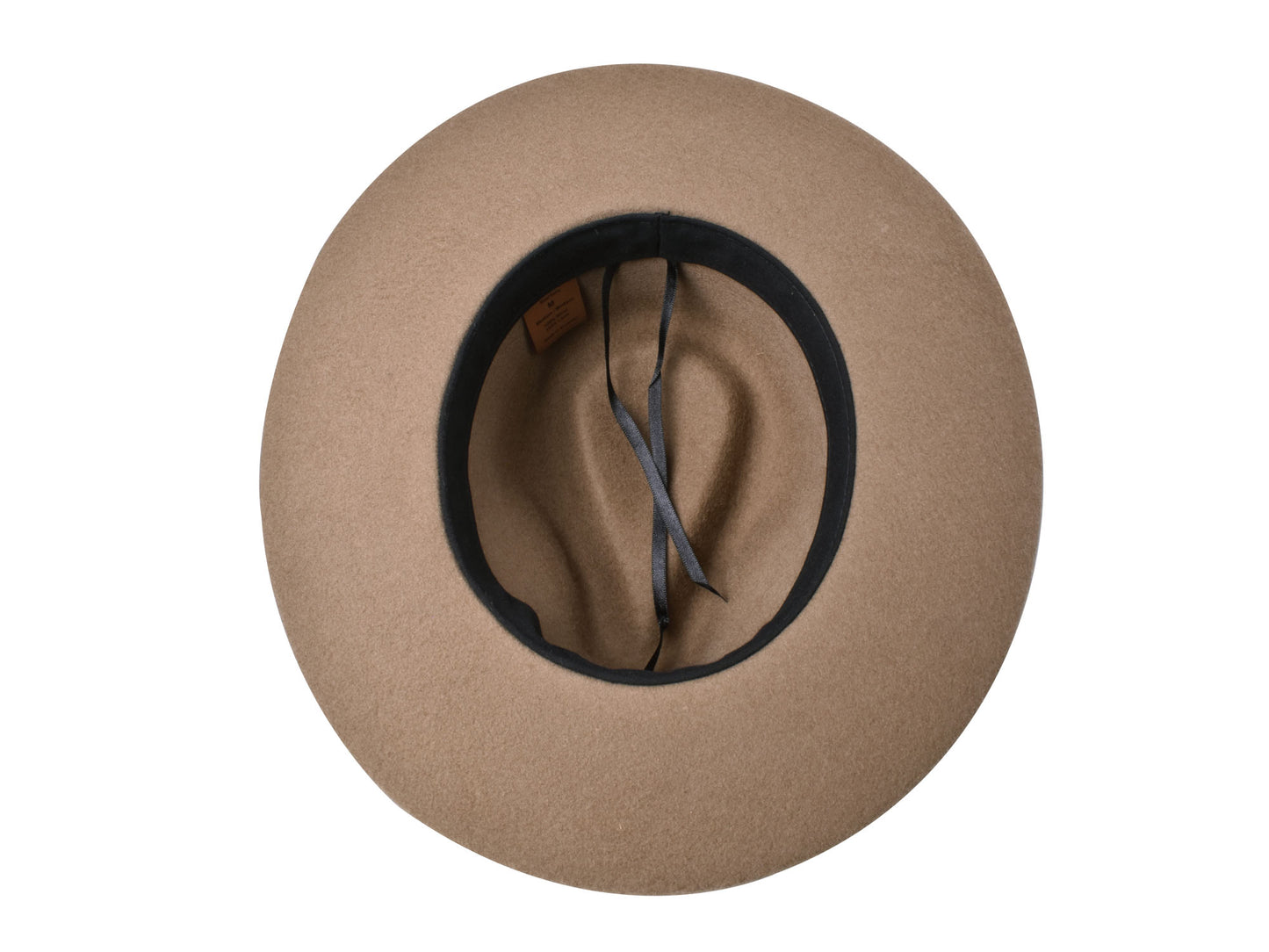 The Harper Pencil Brim Wool Felt Hat - Khaki