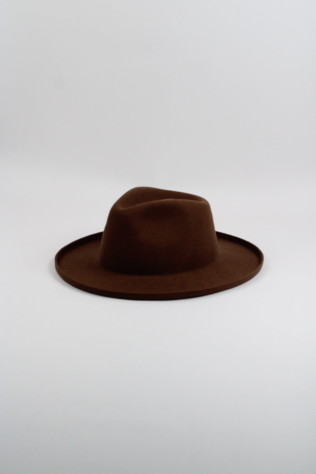 The Tucson Pencil Brim Rancher - Wool Felt - Caramel