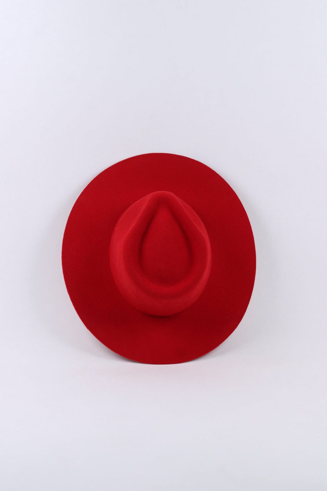 The Paige Rancher - Wool Felt - Red (Clearance Final Sale)