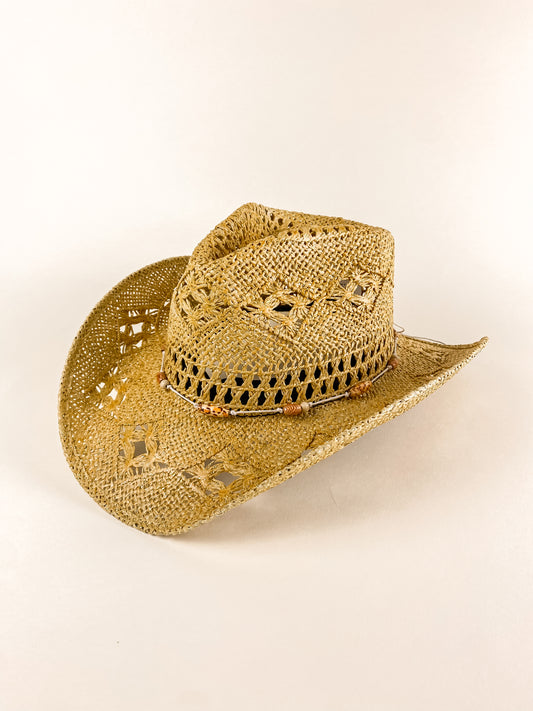 Bayside Rancher Raffia Hat - Mustard