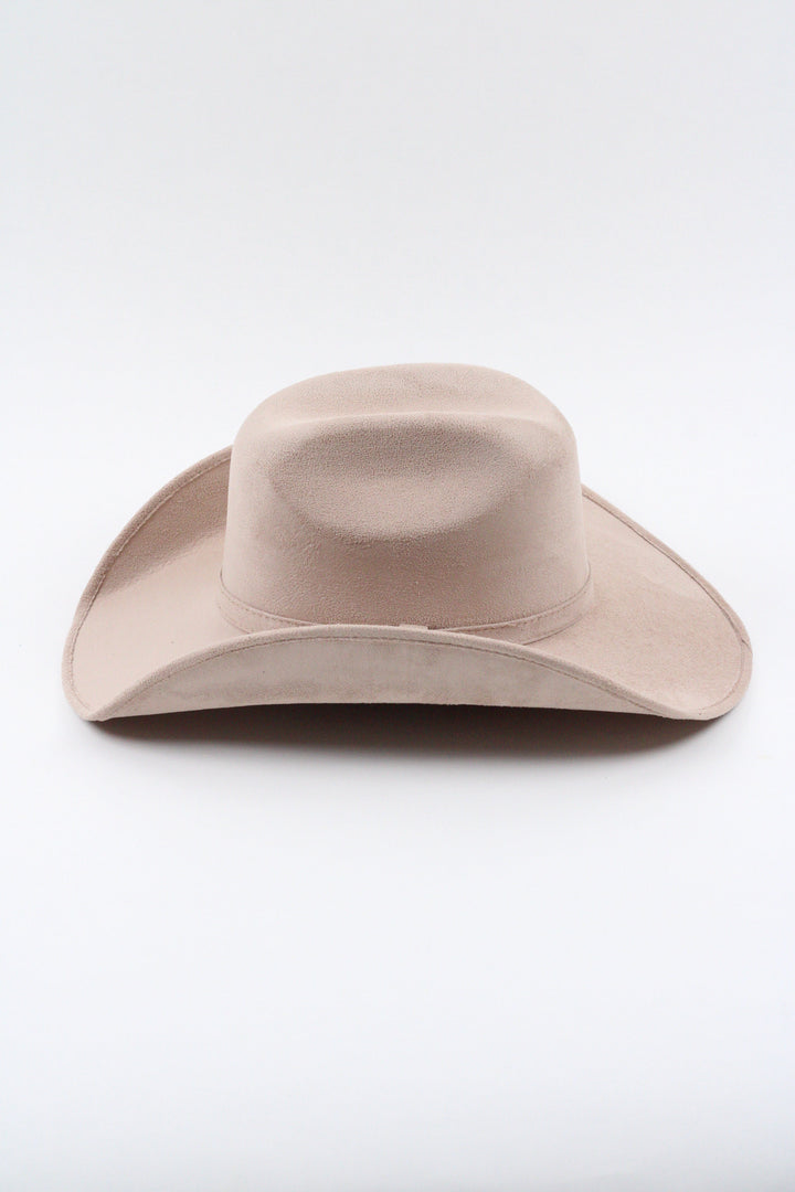 Austin Vegan Suede Cowboy Hat Classic - Sand