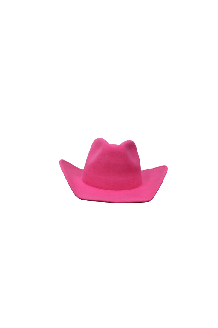 The Laredo Western Wool Felt Hat - Pink