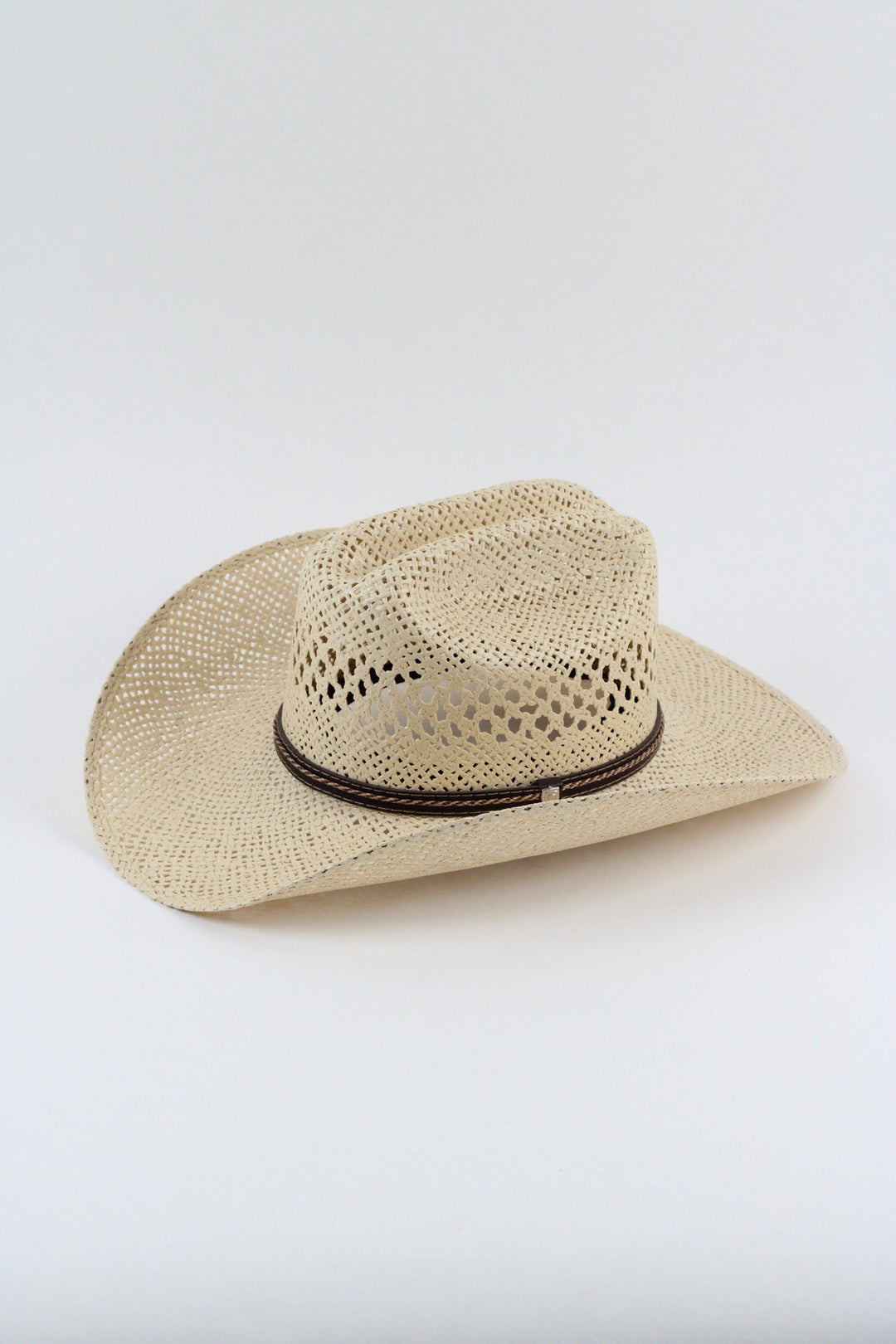 The Montecito Raffia Cowboy Hat - Beige