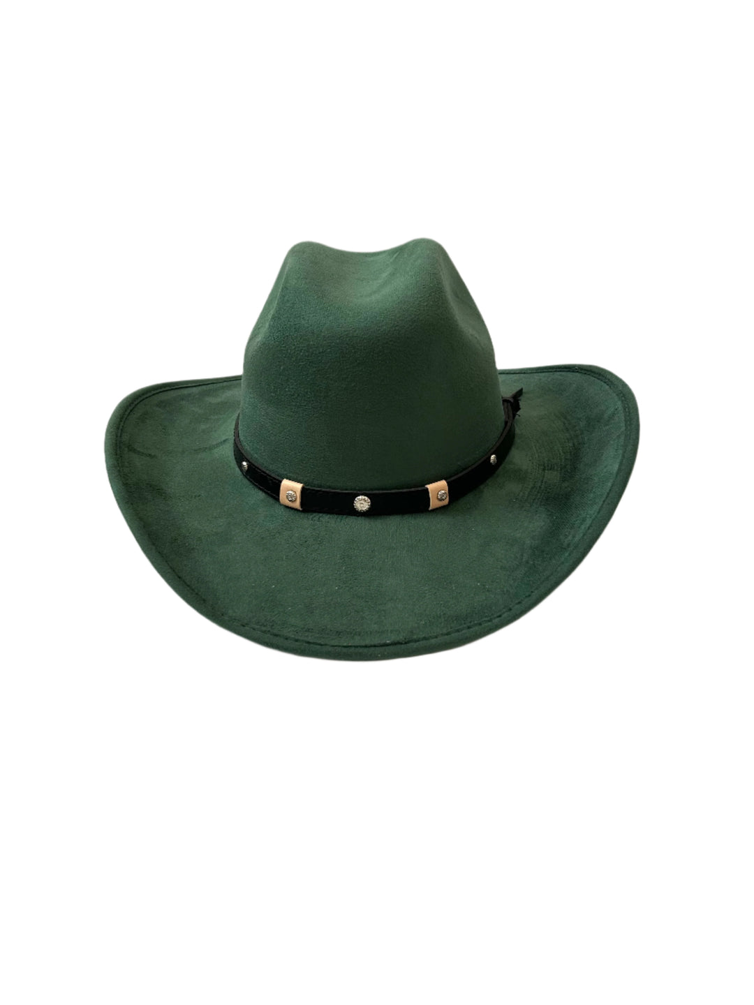 Kids Vegan Suede Austin Hat - Hunter Green
