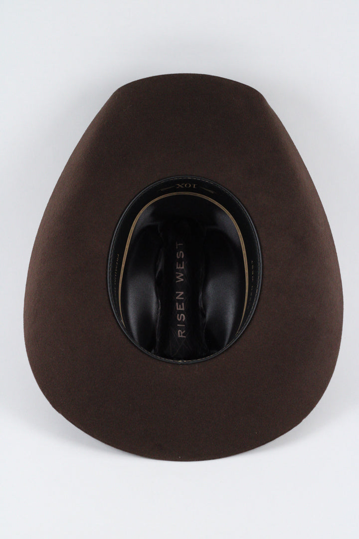 Risen West - Wren Cowboy Hat - Chocolate