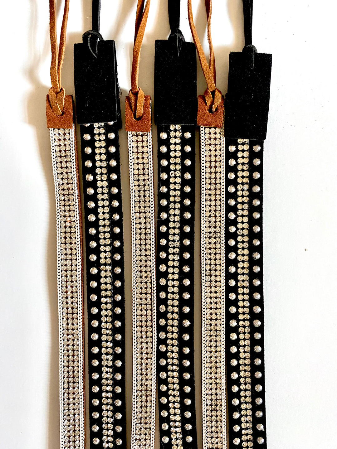 Rhinestone Suede Hat Bands