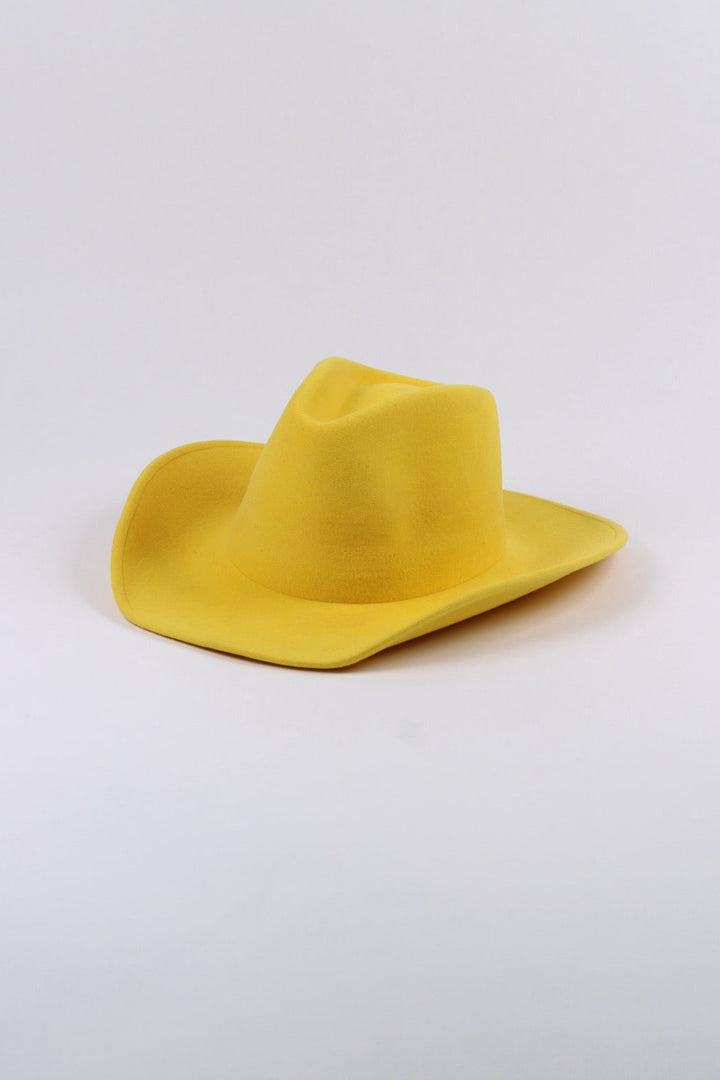Laredo Western Wool Felt Hat - Yellow (Clearance Final Sale)