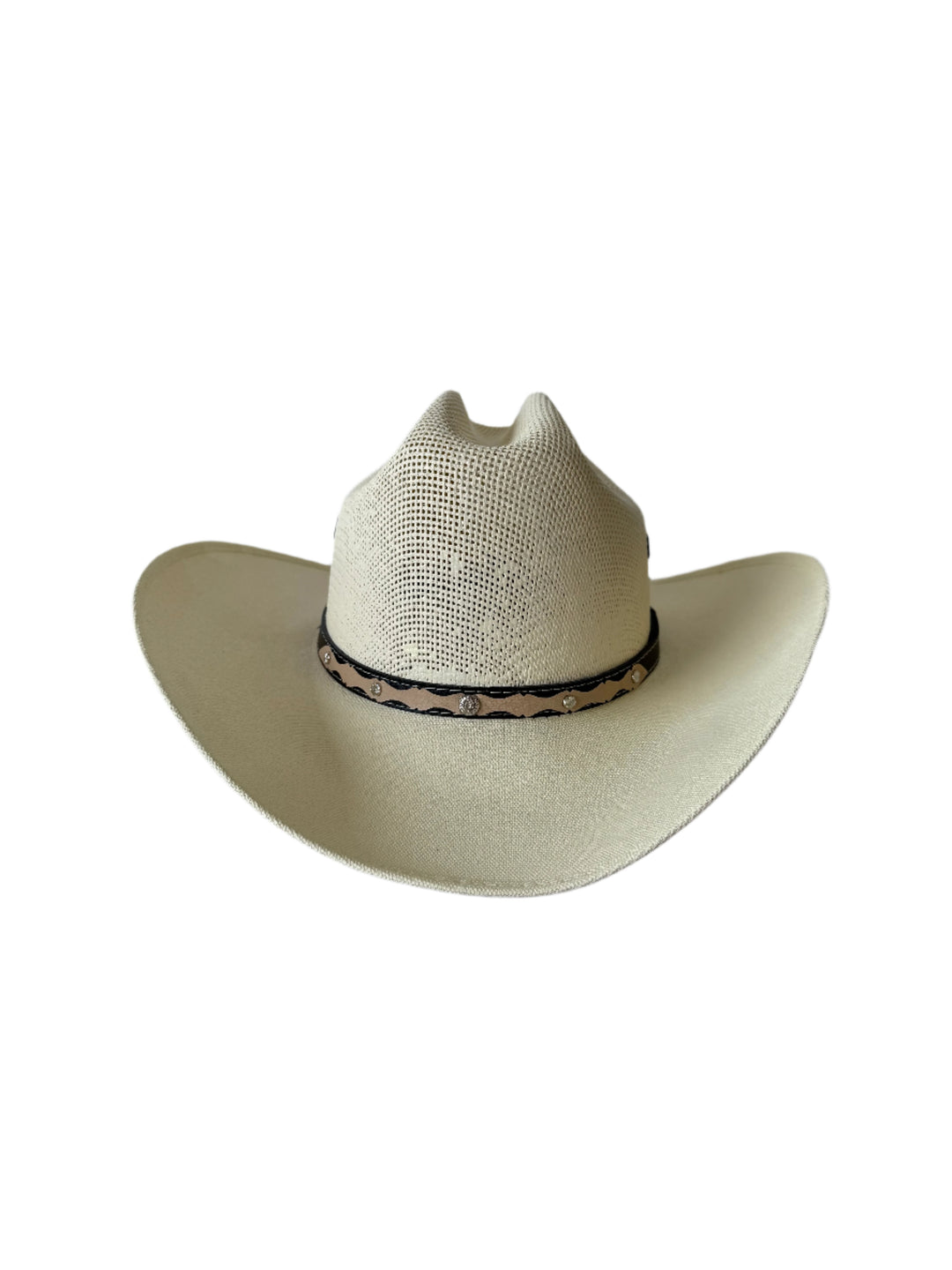 Luckenbach Mesh Top Structured Cowboy Hat - Ivory