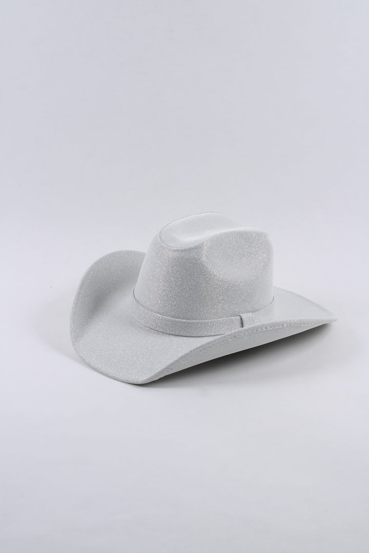 Western Cowboy Glitter Hat- Snow White