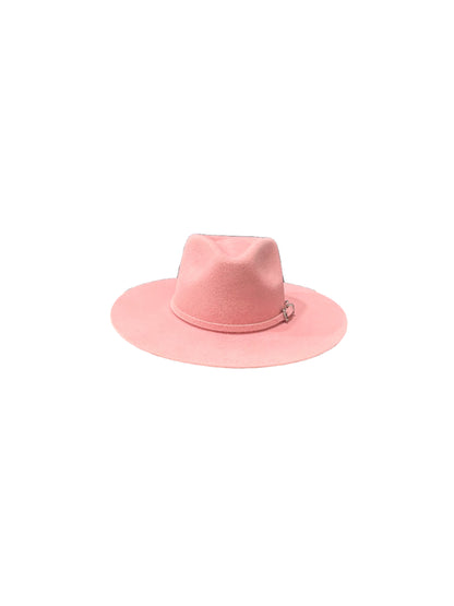 Emery Merino Wool Teardrop Rancher Hat - Blush Pink