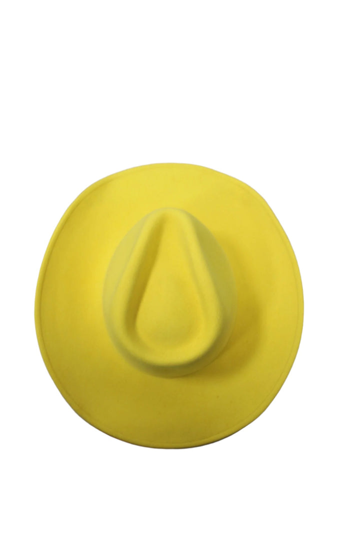 The Laredo Western Wool Felt Hat - Yellow