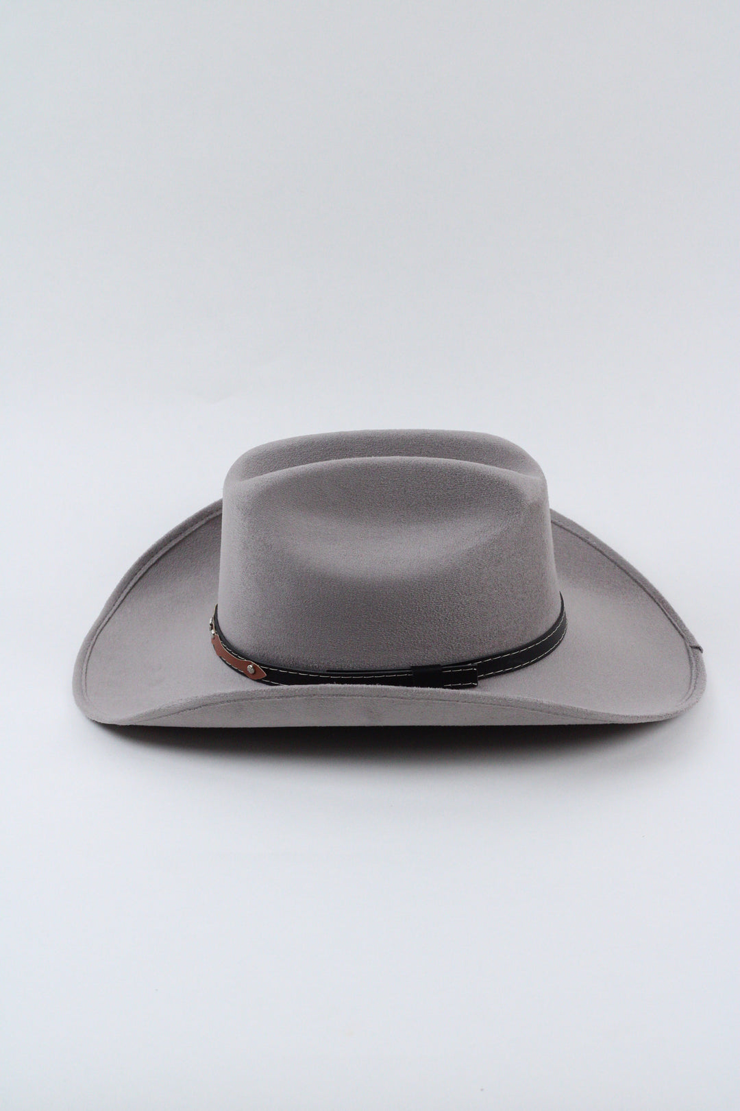 Texana Vegan Suede Cowboy Hat - Grey