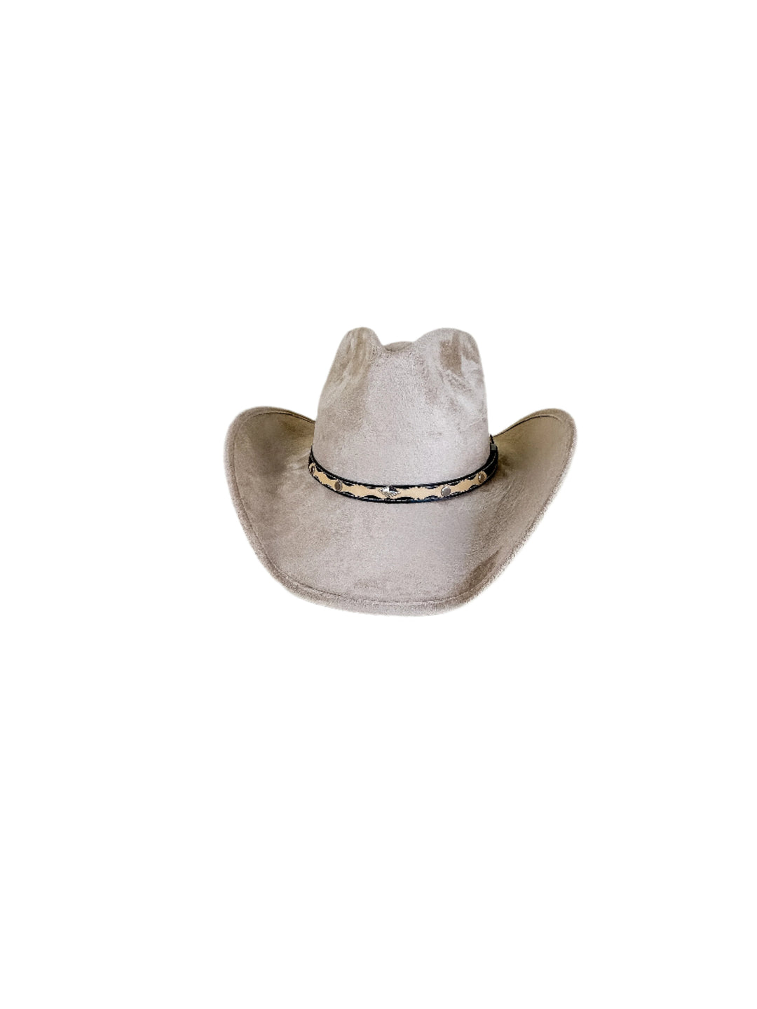 Santa Fe Vegan Suede Cowboy Rancher Hat- Sand
