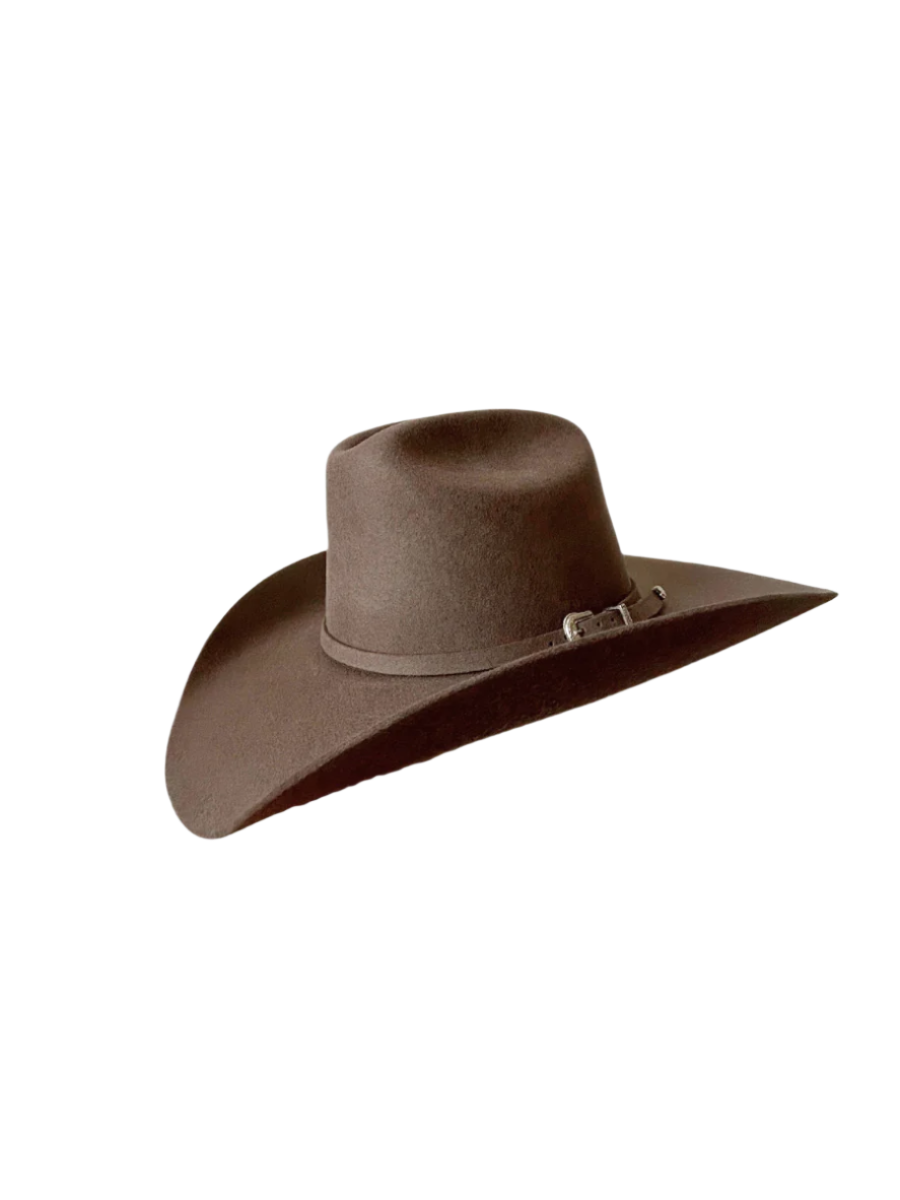 Wren Merino Wool Western Hat -Mocha