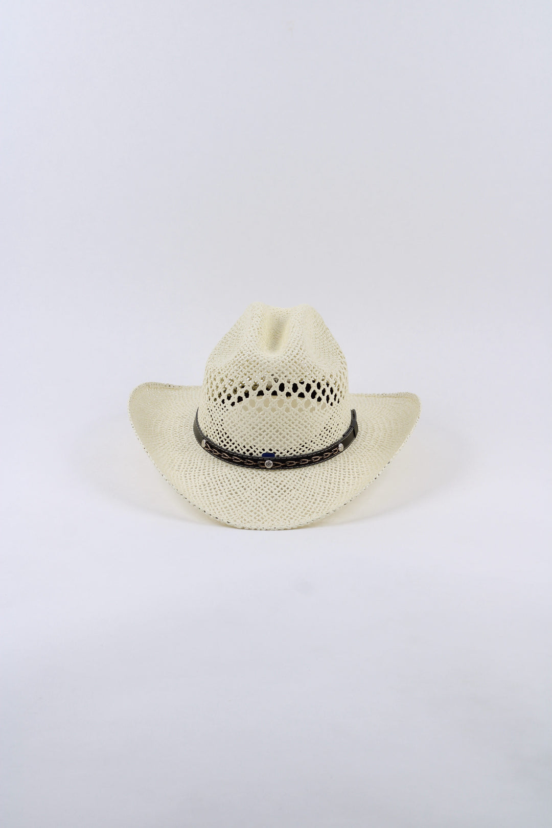 The Montecito Raffia Cowboy Hat - Ivory