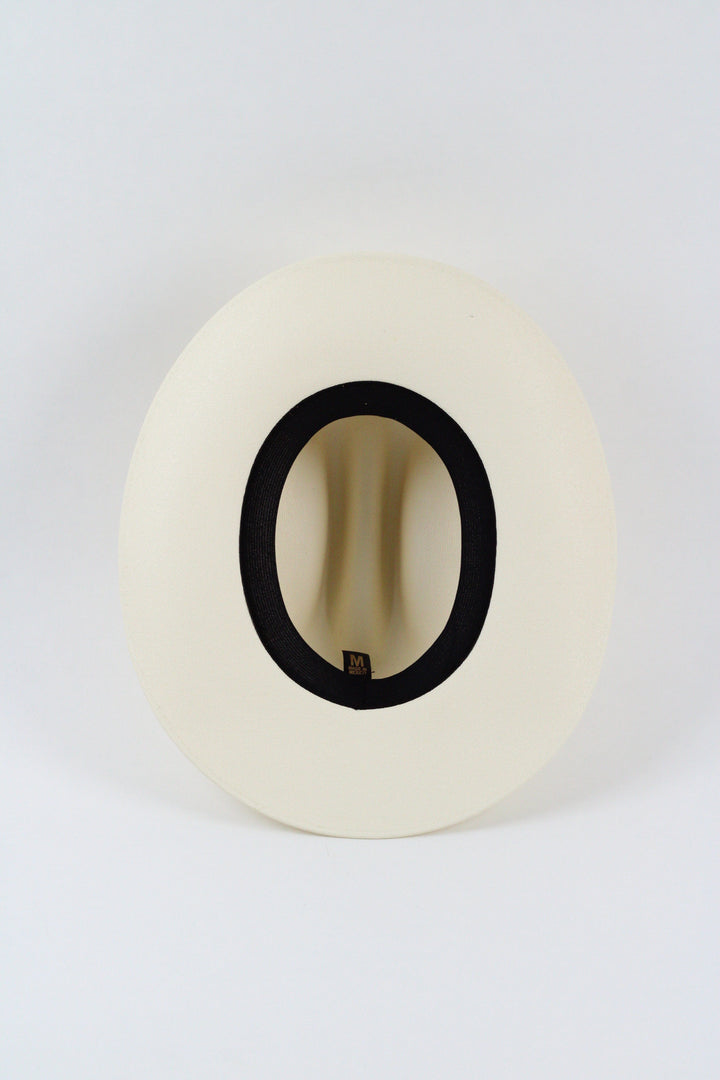 Kids Bronco Structured Cowboy Hat - Ivory