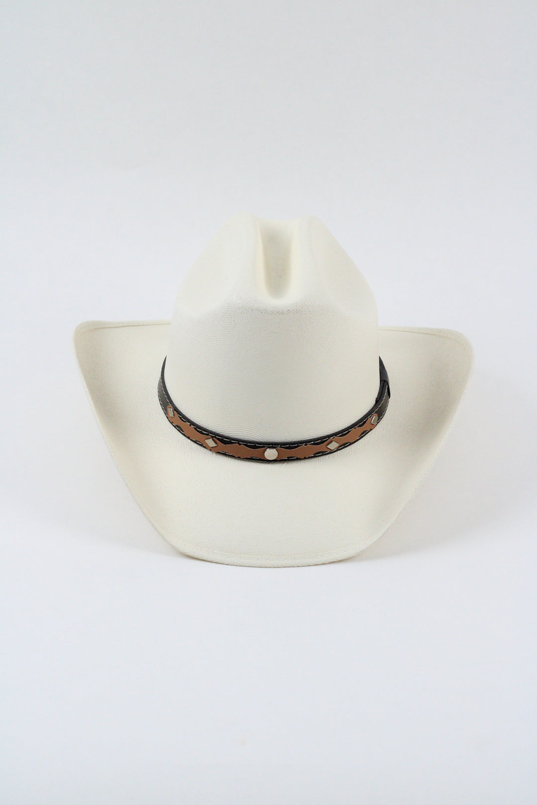 Kids Lonestar Cattlemen Straw Cowboy Hat - Ivory