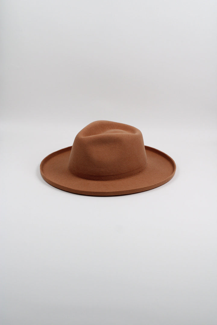 Risen West - Tucson Pencil Brim Rancher - Wool Felt - Tan