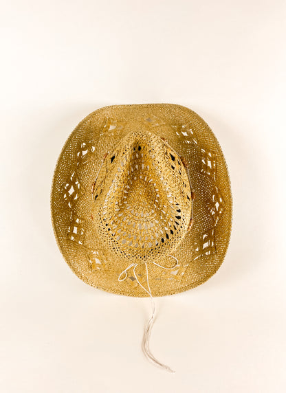 Bayside Rancher Raffia Hat - Mustard