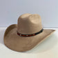 Austin Vegan Suede Cowboy Hat- Sand