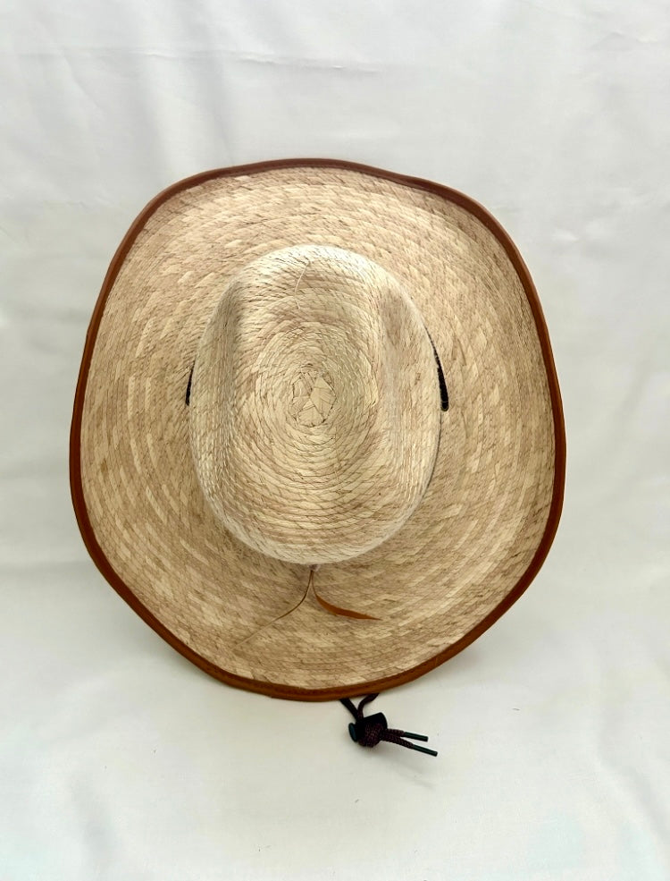 Red Rock Palm Leaf Cowboy Hat - Tan