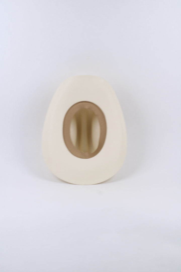 Lonestar Cattlemen Straw Cowboy Hat - Ivory